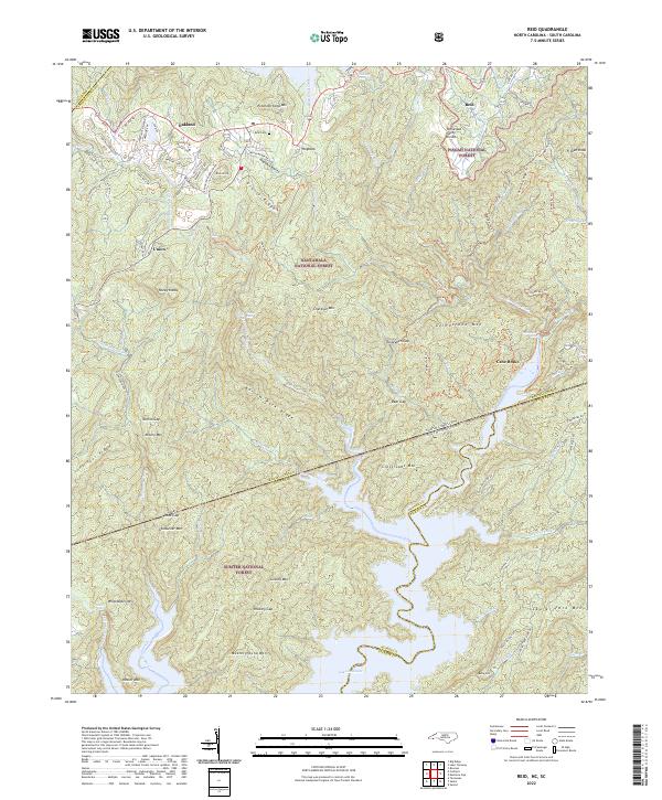 USGS Topographic Map – Reid