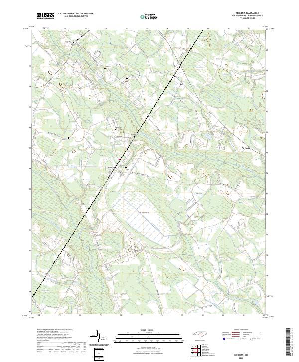 USGS Topographic Map – Rennert
