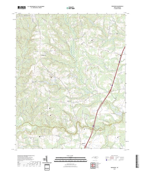 USGS Topographic Map – Ringwood