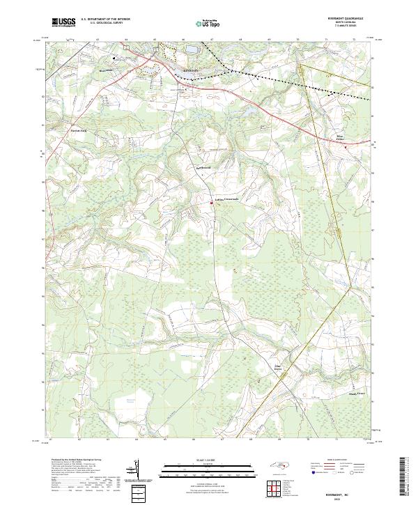 USGS Topographic Map – Rivermont