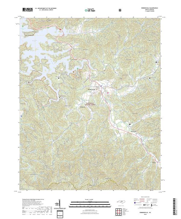 USGS Topographic Map – Robbinsville
