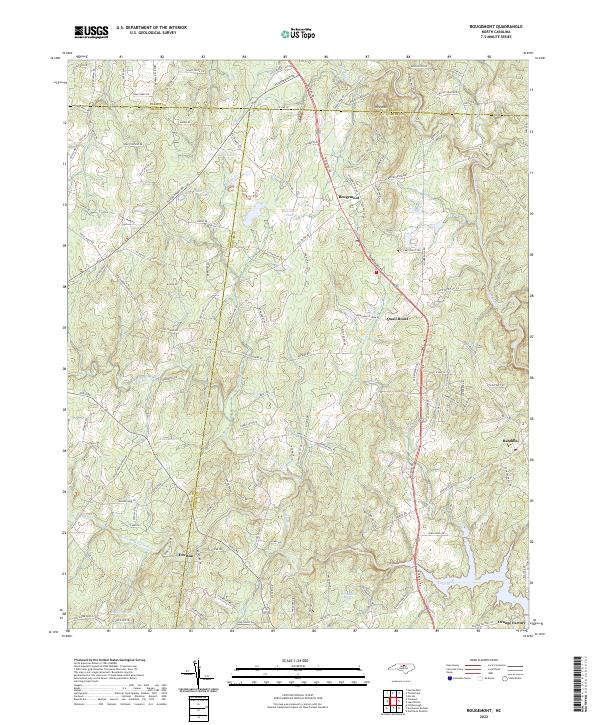 USGS Topographic Map – Rougemont