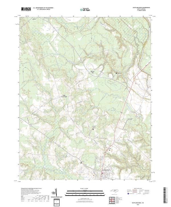 USGS Topographic Map – Scotland Neck