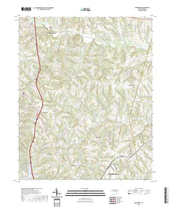 USGS Topographic Map – Shepherds