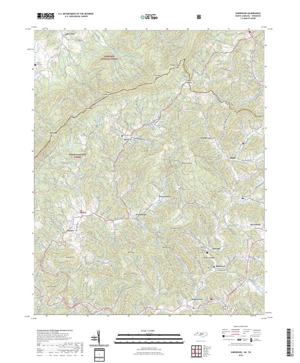 USGS Topographic Map – Sherwood