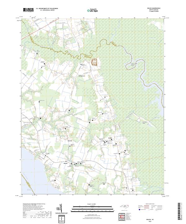 USGS Topographic Map – Shiloh