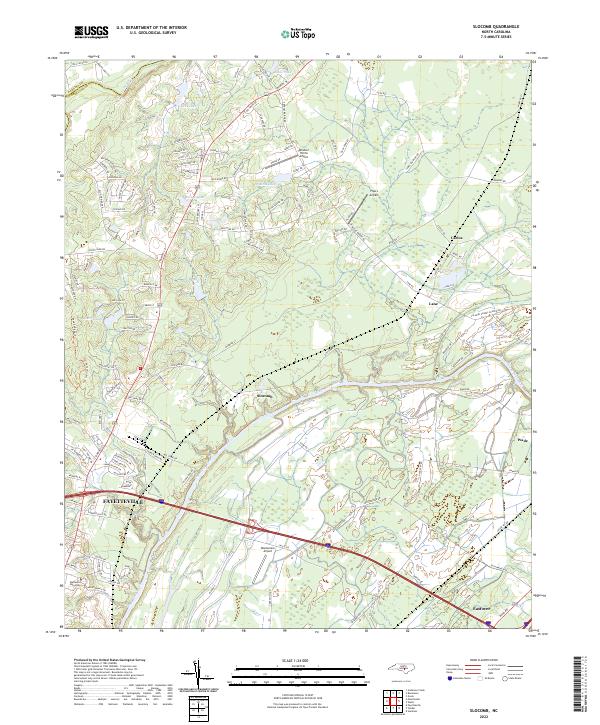 USGS Topographic Map – Slocomb