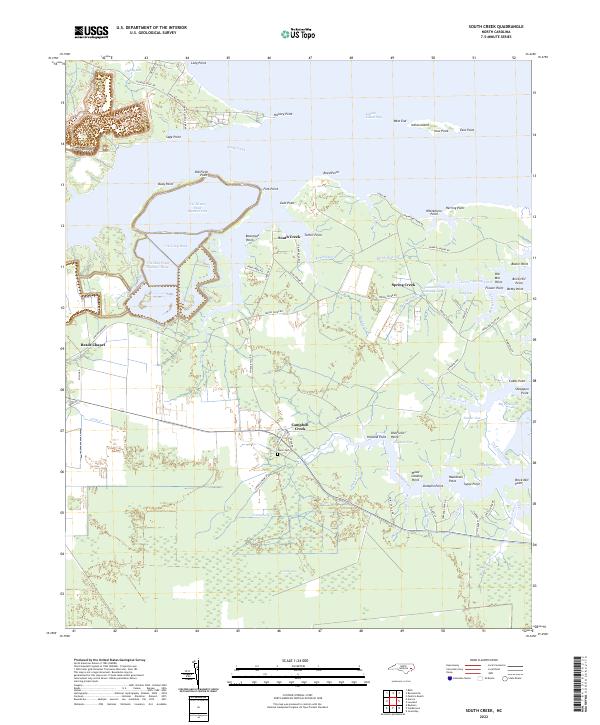 USGS Topographic Map – South Creek