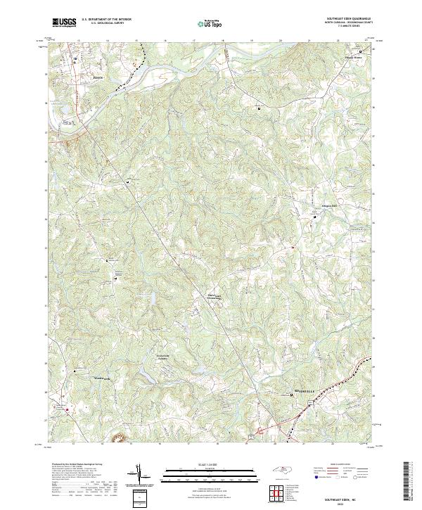 USGS Topographic Map – Southeast Eden