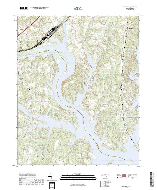 USGS Topographic Map – Southmont