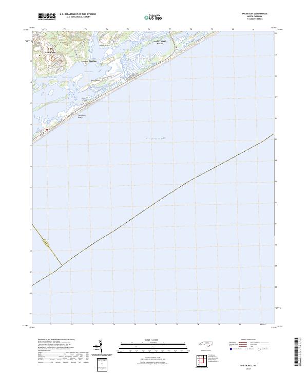 USGS Topographic Map – Spicer Bay