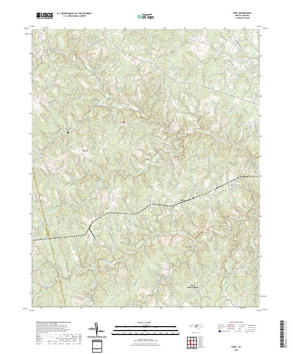 USGS Topographic Map – Spies