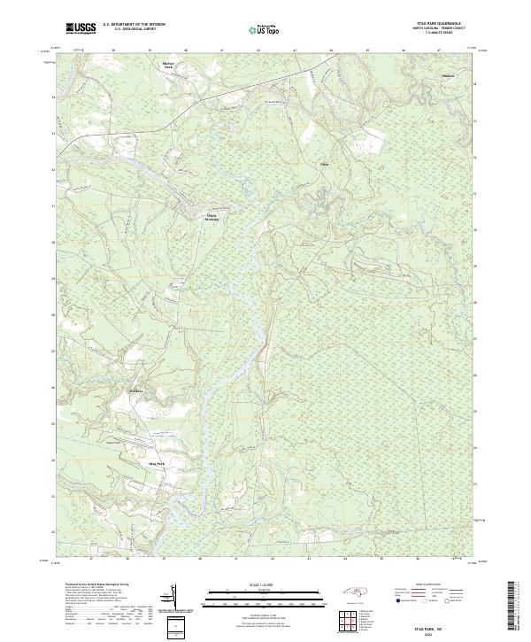 USGS Topographic Map – Stag Park