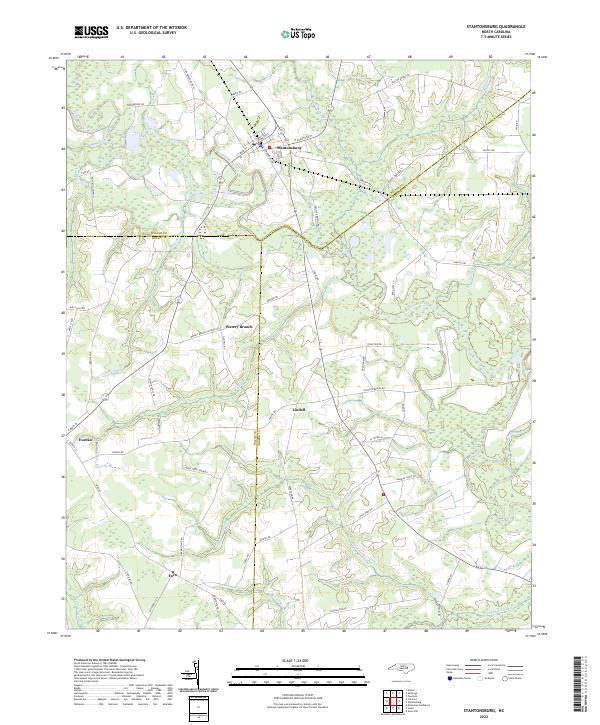 USGS Topographic Map – Stantonsburg