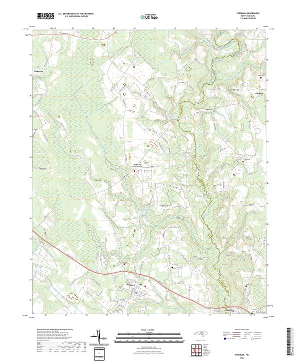 USGS Topographic Map – Stedman