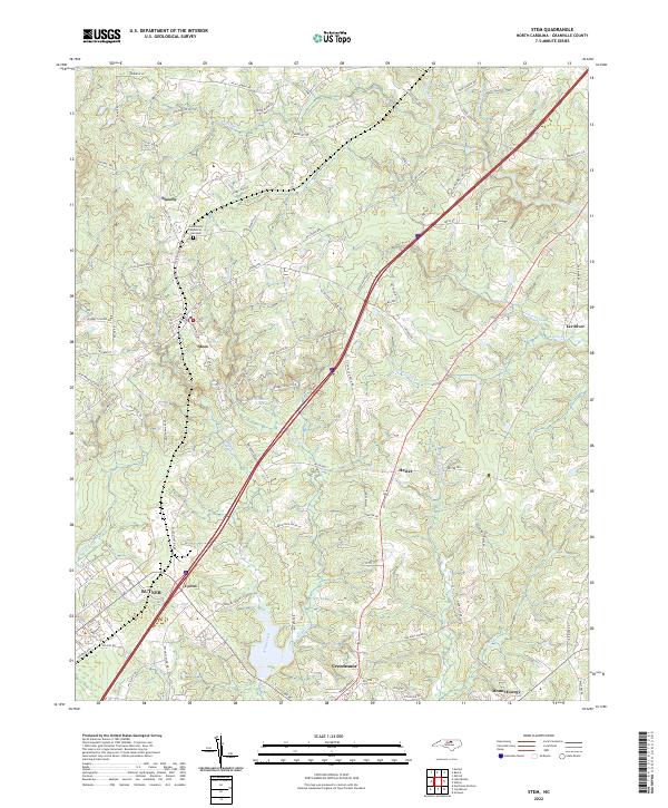USGS Topographic Map – Stem
