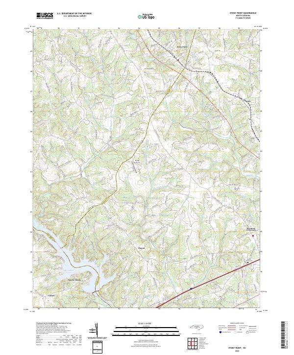 USGS Topographic Map – Stony Point
