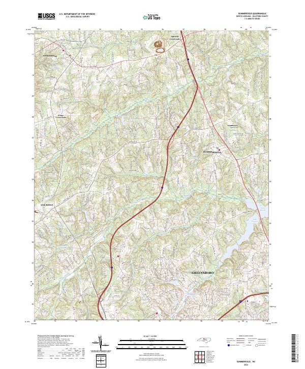 USGS Topographic Map – Summerfield