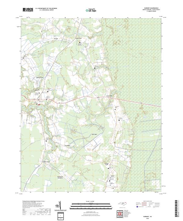 USGS Topographic Map – Sunbury