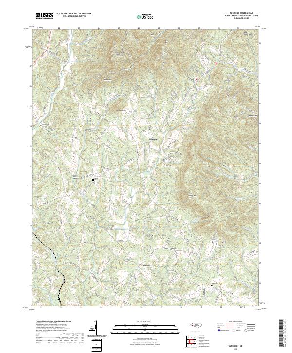 USGS Topographic Map – Sunshine