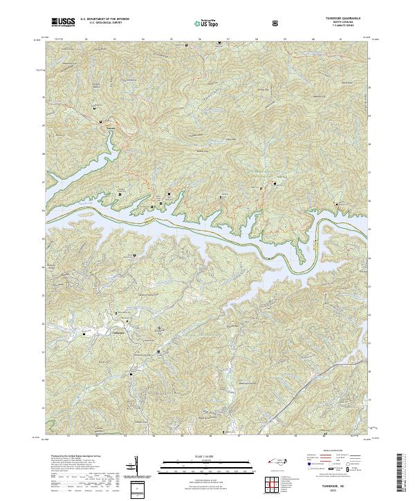USGS Topographic Map – Tuskeegee
