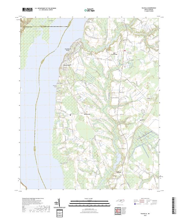 USGS Topographic Map – Valhalla