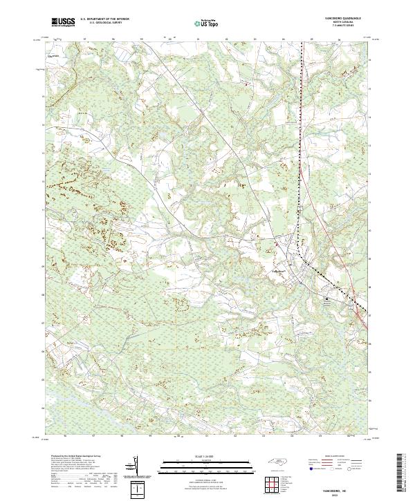 USGS Topographic Map – Vanceboro