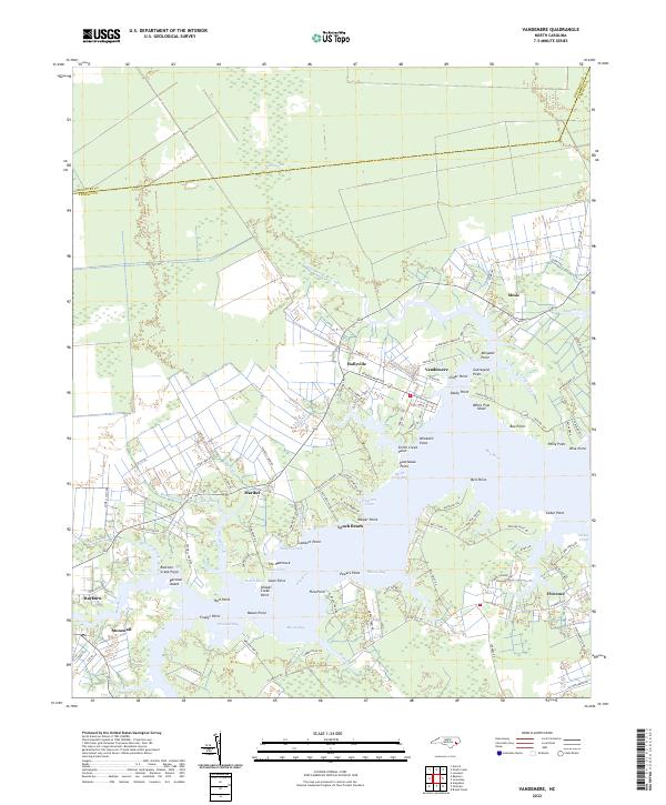 USGS Topographic Map – Vandemere