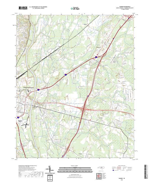 USGS Topographic Map – Vander
