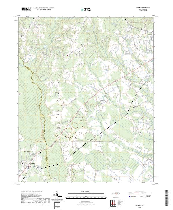 USGS Topographic Map – Wagram
