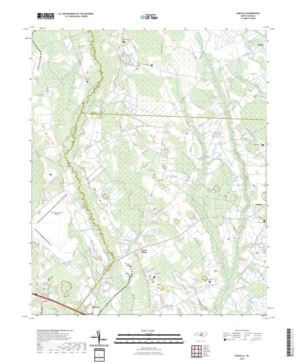 USGS Topographic Map – Wakulla