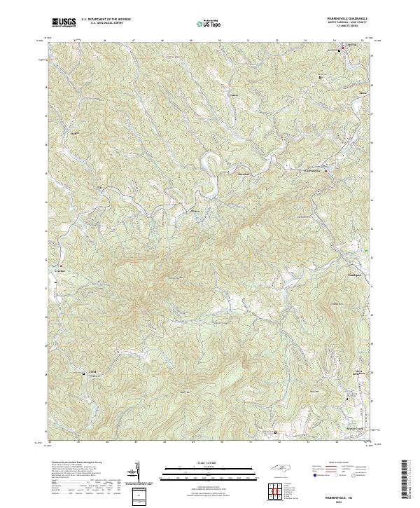 USGS Topographic Map – Warrensville
