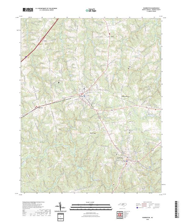 USGS Topographic Map – Warrenton