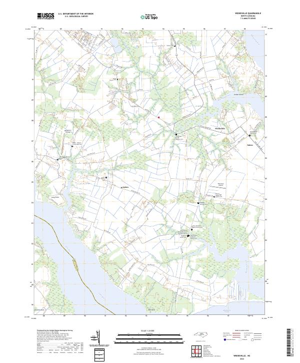 USGS Topographic Map – Weeksville