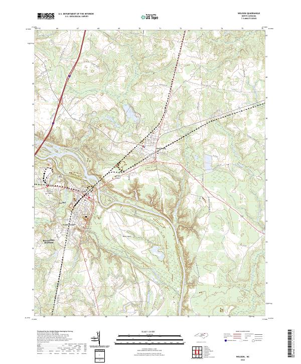 USGS Topographic Map – Weldon