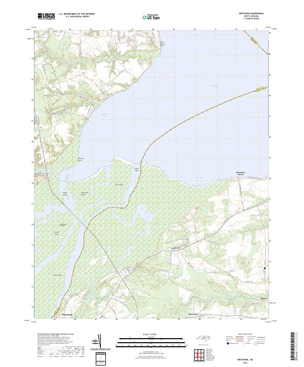 USGS Topographic Map – Westover
