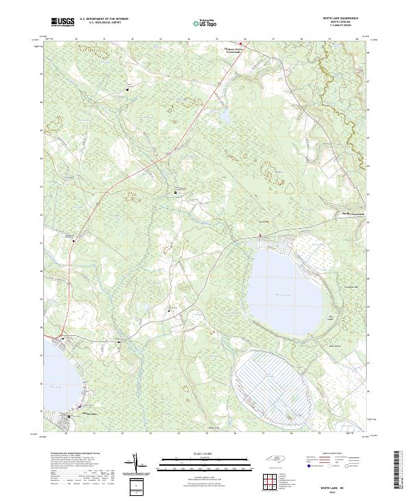 USGS Topographic Map – White Lake