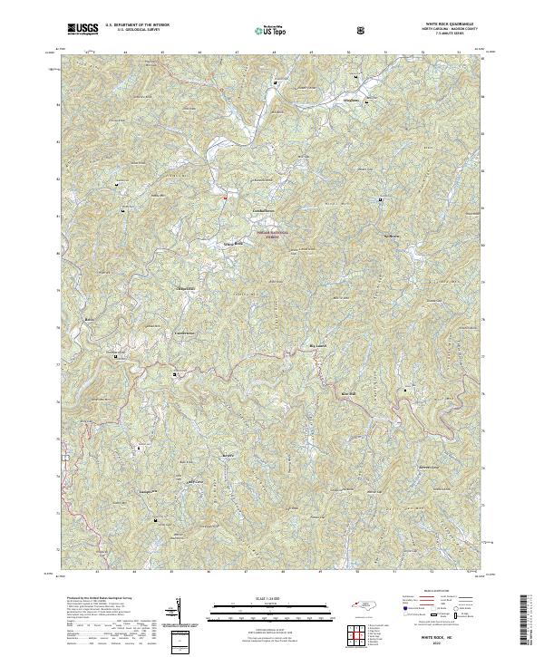 USGS Topographic Map – White Rock