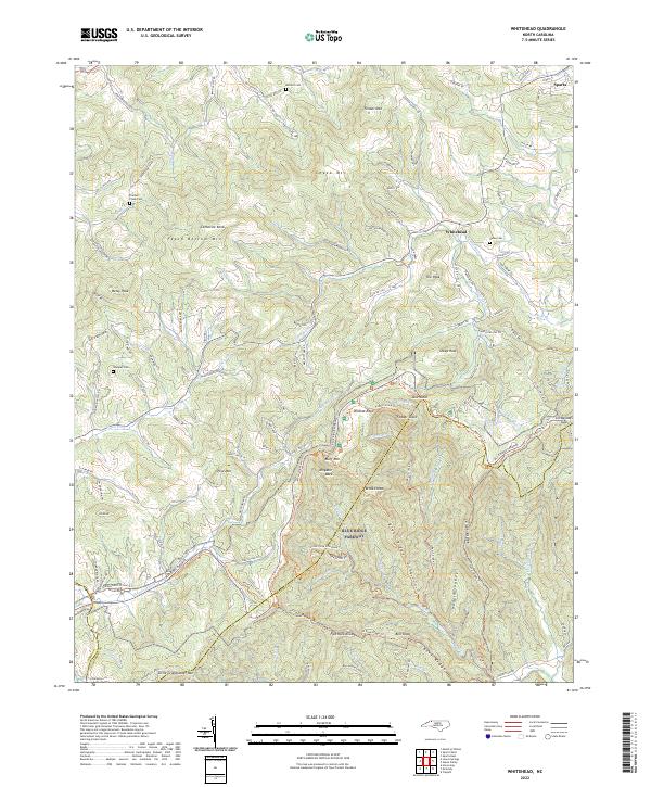 USGS Topographic Map – Whitehead