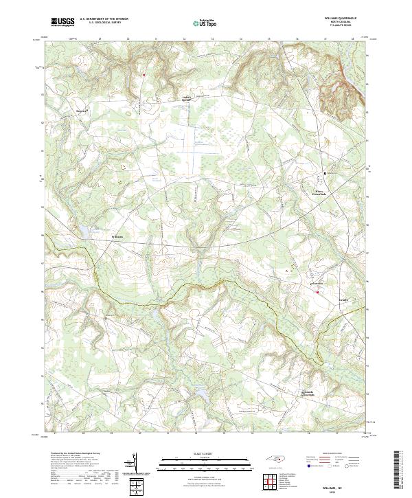 USGS Topographic Map – Williams