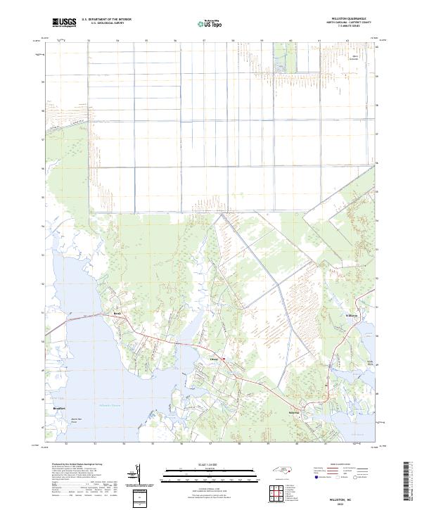 USGS Topographic Map – Williston