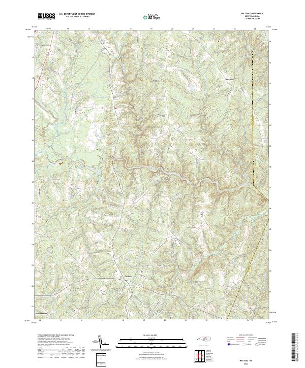 USGS Topographic Map – Wilton