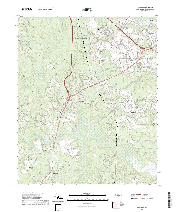 USGS Topographic Map – Winnabow