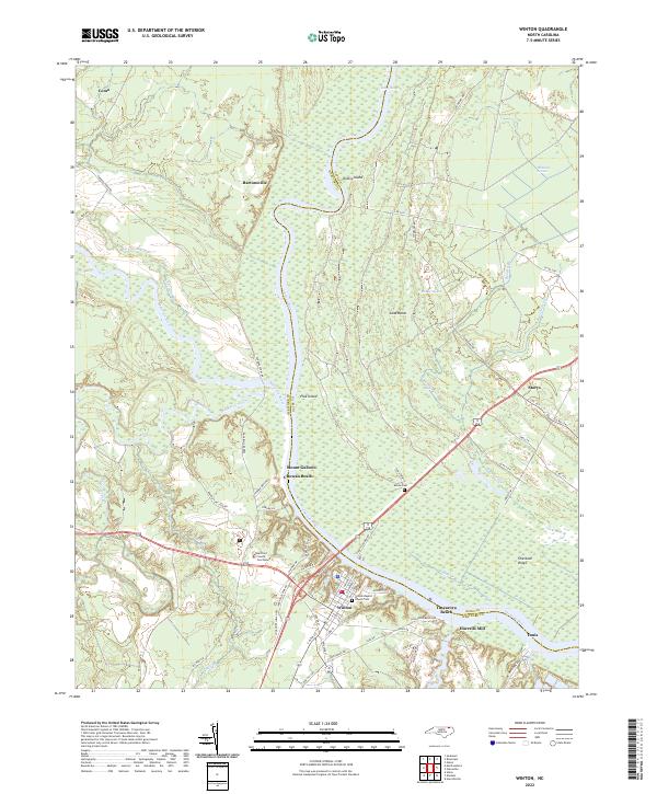 USGS Topographic Map – Winton