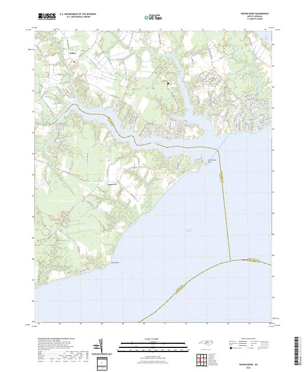USGS Topographic Map – Yeopim River