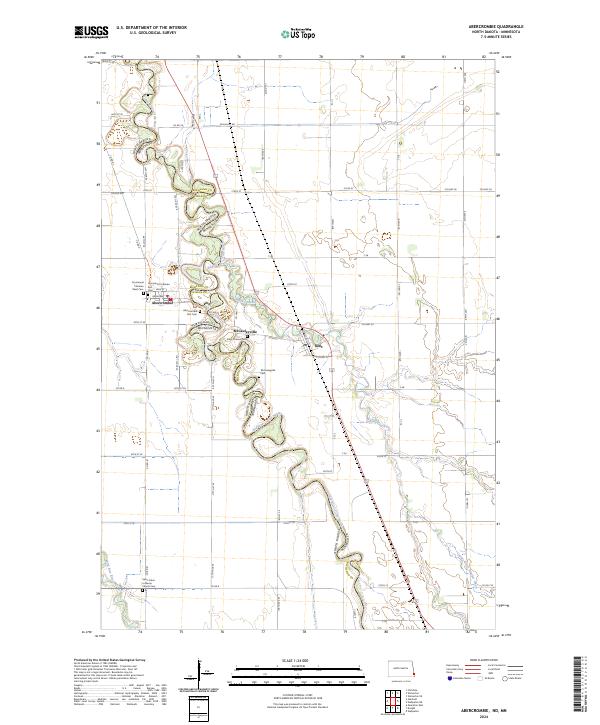 USGS Topographic Map – Abercrombie
