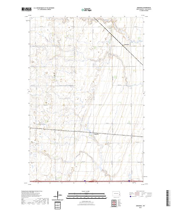 USGS Topographic Map – Absaraka