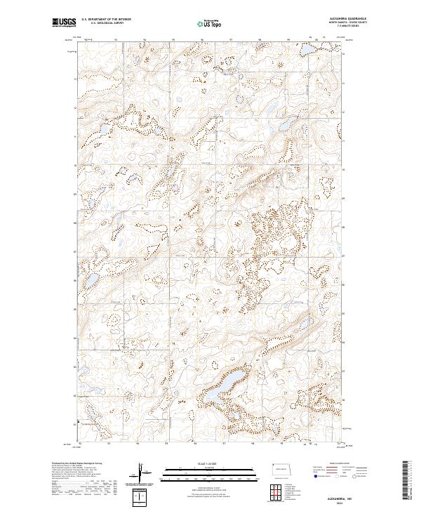USGS Topographic Map – Alexandria