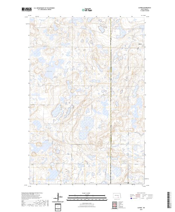USGS Topographic Map – Alfred