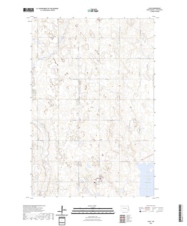 USGS Topographic Map – Alice